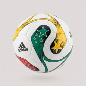premium star wave thermal bonded football | elite seamless match ball size 5 | green & yellow